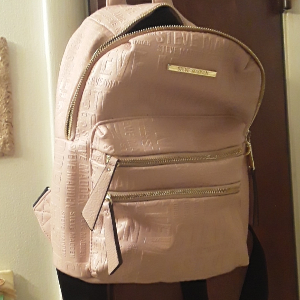 Baby pink madden  backpack